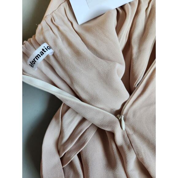 NWT Reformation Andee Halter Maxi Dress Size 4 CHAMPAGNE pink #2F502 - Picture 10 of 13